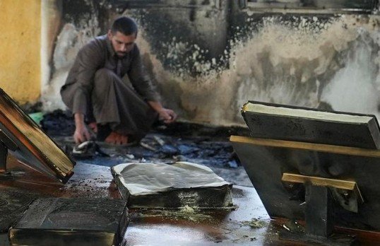 Pembakaran Masjid Hajja Hamida oleh pemukim ilegal Israel pada Kamis pagi kembali menegaskan pola serangan sistematis terhadap tempat-tempat ibadah di wilayah pendudukan Palestina. (Ist)